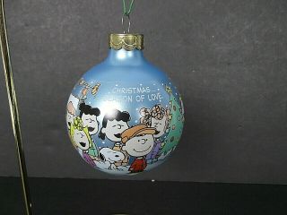 1989 Peanuts Ornament 25th Anniversary Snoopy Charlie Brown Christmas Hallmark