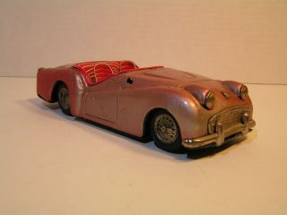 Red Bandai Triumph Tr3 Made In Japan
