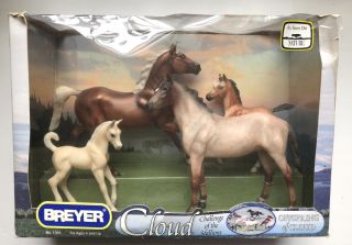 Breyer Cloud: Challenge Of The Stallions Set 1391 Nib