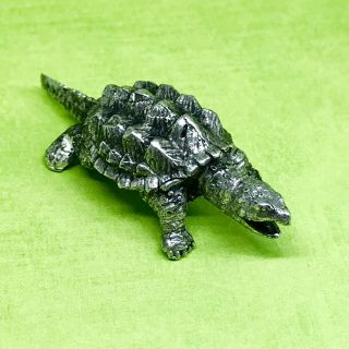 2.  08 Troy Oz.  99.  9 Silver Alligator Snapping Turtle Rev Tye 