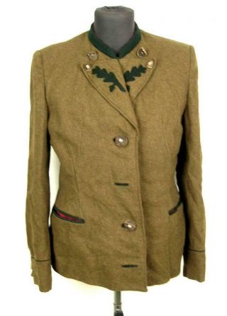 Ww2 Wwii Era German Austria Schutzen Gebirgsjager Woman Tunic Jacket