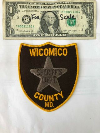 Wicomico County Maryland Police Patch (sheriff 