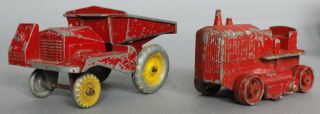 Condon Dumper & Moko Small Bulldozer Tractor For Repainting