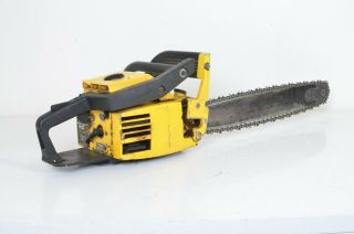 Vintage Mcculloch Pro Mac 610 Chainsaw Chain Saw With 24 " Bar Runs Needs Tuned
