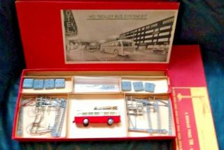Vintage Aristocraft Ho Scale Trolley Bus System Germany Eheim 1950 