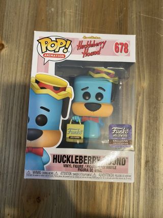Funko Pop Animation 678 Hanna Barbera Huckleberry Hound Hollywood Exclusive