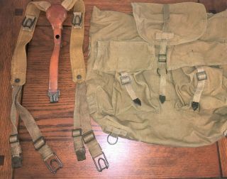 Military Backpack Czech Army M60 - Rucksack Bag With Y Straps - Dak Afrika Corps