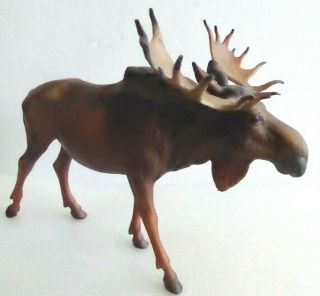 Vintage Breyer 1966 - 1996 P.  Lehew Medium Brown Moose Antlers,  Mold 79 Matte