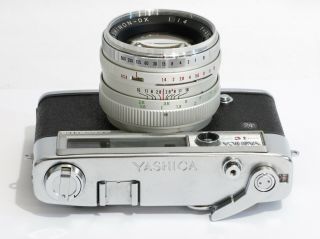 VINTAGE YASHICA IC LYNX - 14E 35MM RANGEFINDER CAMERA WITH FAST 45MM F1.  4 LENS 2