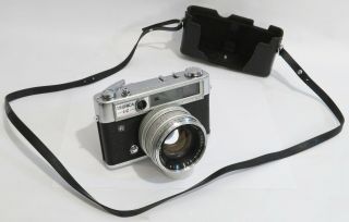 VINTAGE YASHICA IC LYNX - 14E 35MM RANGEFINDER CAMERA WITH FAST 45MM F1.  4 LENS 3