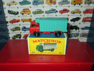 Matchbox Lesney 44 Gmc Refrigerator Truck Vmn W/original Box