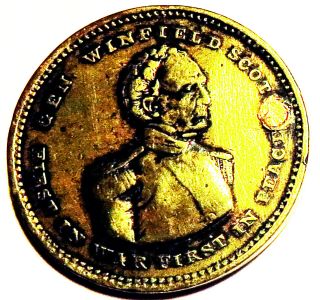 1852 Winfield Scott Campaign Token / Medal