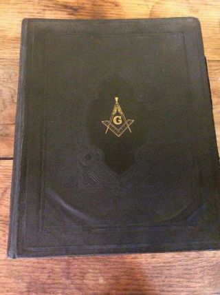 Masonic Bible.  Large Format Red Letter Edition 1949