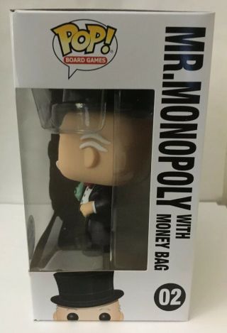Funko POP Mr.  Monopoly with Money Bags 02 Board Games Shop Exclusive 2