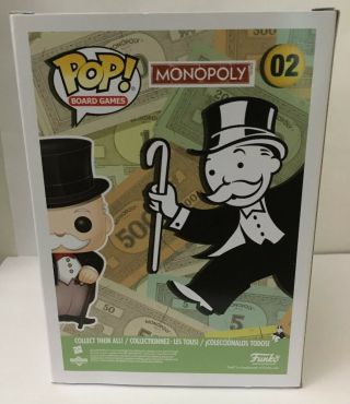 Funko POP Mr.  Monopoly with Money Bags 02 Board Games Shop Exclusive 3