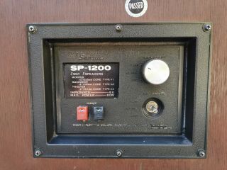 Vintage Sansui Sp - 1200 Speaker 3