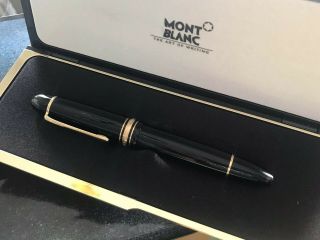 Vintage Mont Blanc Meisterstruck Fountain Pen No.  149 4810 14k Gold Nib