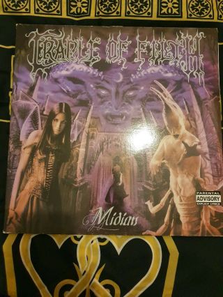 Cradle Of Filth Midian Double Vinyl 2000 Pressing
