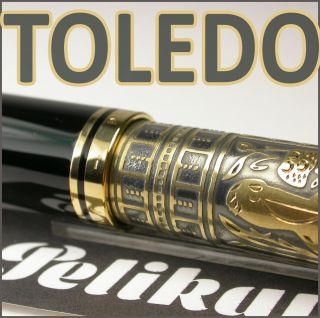 Pelikan M900 Toledo Old Style 18c Pf Nib Vintage Fountain Pen Engraved Manually