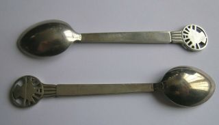 Georg Jensen: A Danish silver teaspoons,  c.  1950 2
