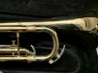 VINTAGE KING 600 USA BRASS TRUMPET IN CASE KING 7C MOUTHPIECE 3