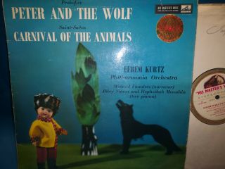 @hmv Asd 299 W/g Tas Kurtz Prokofiev Peter & The Wolf /carnival Of Animals