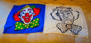 Happy / Sad Clown Silk Set (18 Inch) Magic By Gosh From Murphy 