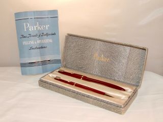 Vintage Parker Senior Duofold Fountain Pen & Prop 
