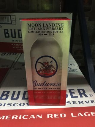 Budweiser Discovery Reserve Moon Landing 50th Anniversary Limited Edition Bottle