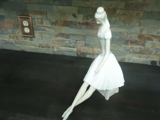 Vintage Retired - Lladro - Spain - Large Porcelain - Ballerina Figure
