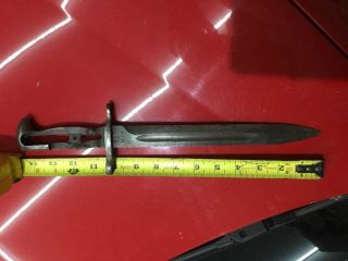 Wwii 10” Us M1 Garand Bayonet Knife Afh No Scabbard Missing Parts