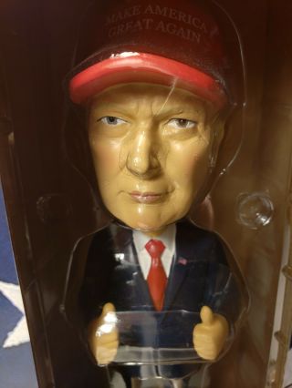 Trump Presidential Campaign Souvenir - 2016 Make America Great Bobble Head Doll