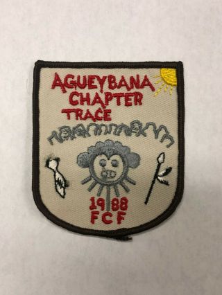 Royal Rangers Rare Puerto Rico 1988 Agueybana Chapter Fcf Trace Patch