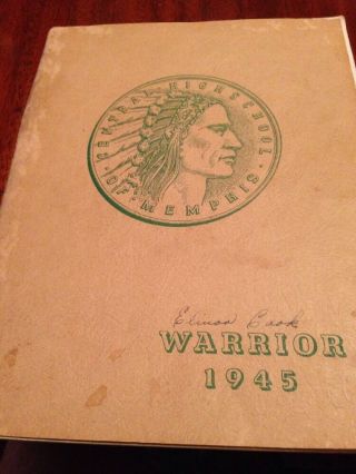 1945 Central High School Yearbook,  Memphis Tennessee,  Senior Edition