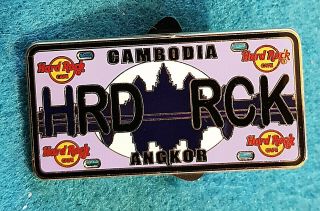 Angkor Cambodia License Plate Series Angkor Wat Temple Hard Rock Cafe Pin