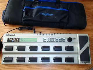 Vintage Digitech Rp20 Tube Preamp Effects Processor Guitar Controller With Case