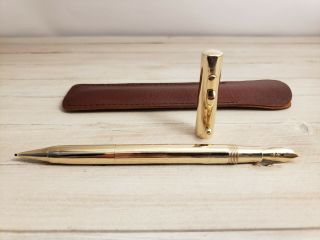 Cartier 14ct Solid Gold Fountain Pen And Pencil Combo Vintage 1930 
