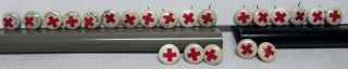 Red Cross Pin Backs World War Ii Era 1936 1931 22 Total