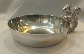 Viners Silver Plated Squirrel Nut Dish