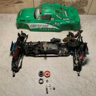 Vintage Team Losi (gtx) Rolling Chassis With Body/complete Clutch Assembly