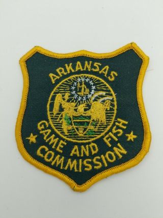 Arkansas Game And Fish Commission Law Enforcement Patch Vintage Like