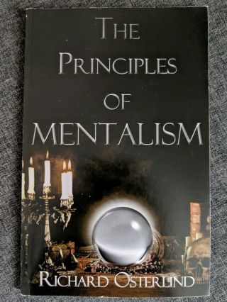 Principles Of Mentalism Book By Richard Osterlind Magic First Printing