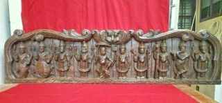 4ft Vishnu Dashavatar Temple Wall Panel Hindu God Statue Sculpture Home Decor Us