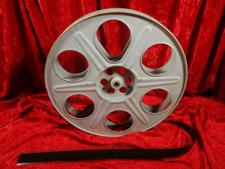 8 Vintage 35mm 2000 Ft.  14.  5 Inch Metal Movie Theater Film Reels Made In U.  S.  A.