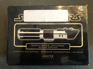 Master Replicas.  45 Scale Star Wars Darth Vader Lightsaber Ep 4 Iv A Hope