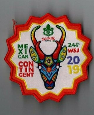 Boy Scout 2019 World Jamboree Wsj Mexico Mexican Contingent Patch Badge