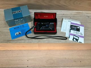 Ricoh Ff - 90 35mm Film Point And Shoot Camera Vintage Japan 100 Complete W/ Box