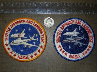 Vintage Shuttle Approach And Landing Test (alt) Patches Enterprise Space Nasa