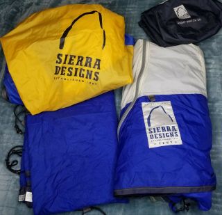 Vintage Sierra Designs Nightwatch Night Watch Cd Tent 2 Person 3 - 4 Season