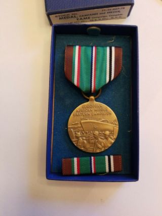 Us Army Wwii,  European African Middle Eastern Campaign Service Medal Ww2